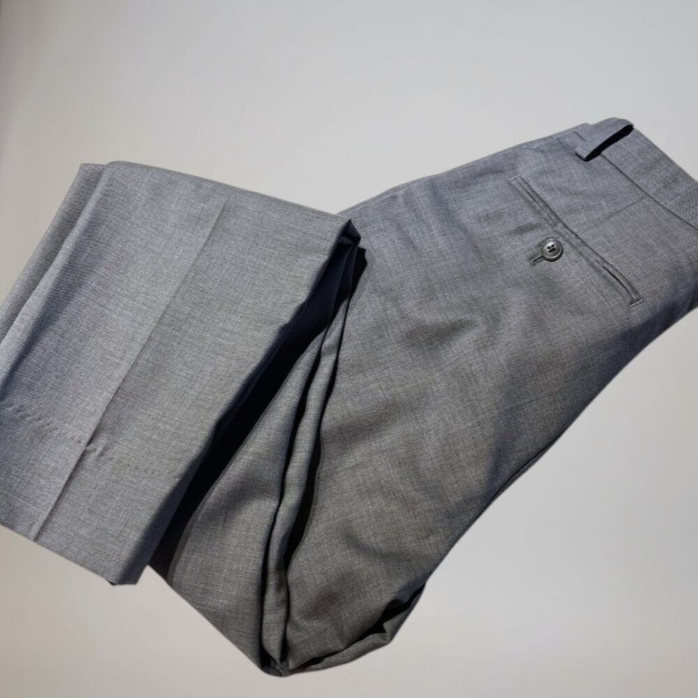 Joseph Abboud 36S 28x28 Dove Blue - Gray Fine Twill 2-Piece Suit Modern - Picture 11 of 16